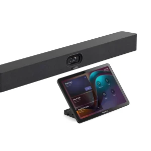 Barra de video colaboracion Android todo en uno para salas pequeñas a medianas. Incluye pantalla touch CTP25