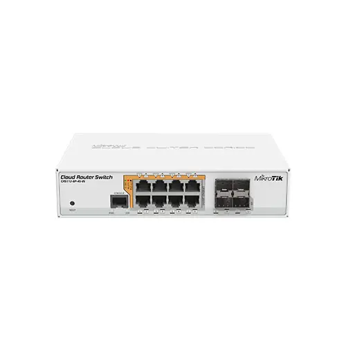 MIKROTIK CRS112-8P-4S-IN with POE-out and with RouterOS L5 (EU)