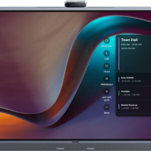Yealink Pantalla interactiva de 65” para colaboración híbrida y videoconferencias.