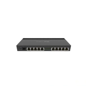 Router RB4011iGS+RM con CPU ARM quad-core, 10 puertos Gigabit, SFP+ y RouterOS L5. Equipo de alto rendimiento para rack o escritorio.